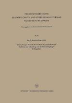 Untersuchungen über die Anwendbarkeit geophysikalischer Verfahren zur Aufsuchung von Spateisensteingängen im Siegerland
