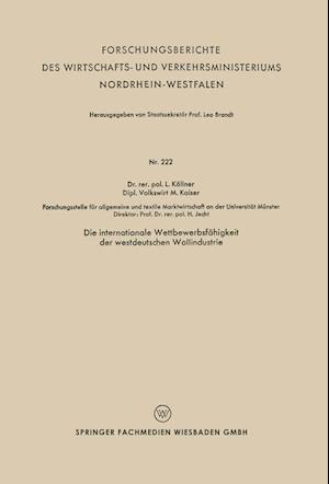 Die Internationale Wettbewerbsfähigkeit Der Westdeutschen Wollindustrie