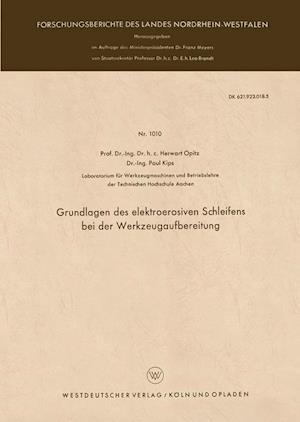 Grundlagen des elektroerosiven Schleifens bei der Werkzeugaufbereitung