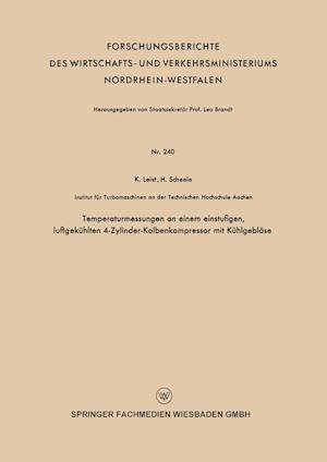 Temperaturmessungen an Einem Einstufigen, Luftgekühlten 4-Zylinder-Kolbenkompressor Mit Kühlgebläse