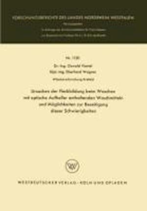 Ursachen Der Fleckbildung Beim Waschen Mit Optische Aufheller Enthaltenden Waschmitteln Und Möglichkeiten Zur Beseitigung Dieser Schwierigkeiten