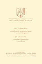 Aktuelle Fragen der Agrarpolitik im Rahmen der europäischen Integration. Probleme der Pflanzenzüchtung im neuen Europa