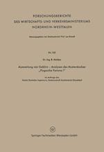 Auswertung von Gekörn — Analysen des Musterstaubes „Flugasche Fortuna I“