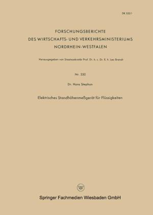 Elektrisches Standhöhenmeßgerät für Flüssigkeiten