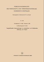 Vergleichende Untersuchungen zur elastischen und bleibenden Dehnung von Fasern