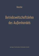 Betriebswirtschaftslehre des Außenhandels