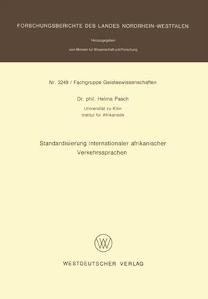 Standardisierung internationaler afrikanischer Verkehrssprachen