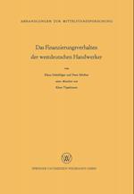 Das Finanzierungsverhalten der westdeutschen Handwerker