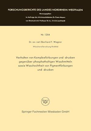 Verhalten von Komplexfärbungen und -drucken gegenüber phosphathaltigen Waschmitteln sowie Waschechtheit von Pigmentfärbungen und -drucken