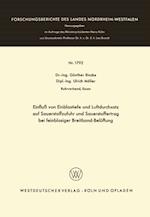 Einfluß von Einblastiefe und Luftdurchsatz auf Sauerstoffzufuhr und Sauerstoffertrag bei feinblasiger Breitband-Belüftung