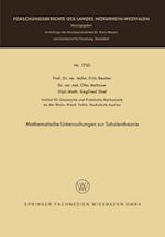 Mathematische Untersuchungen zur Schalentheorie