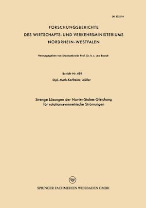 Strenge Lösungen der Navier-Stokes-Gleichung für rotationssymmetrische Strömungen