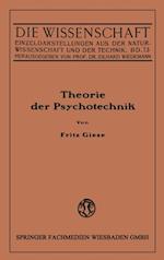 Theorie der Psychotechnik