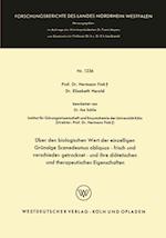 Über den biologischen Wert der einzelligen Grünalge Scenedesmus obliquus — frisch und verschieden getrocknet — und ihre diätetischen und therapeutischen Eigenschaften