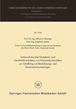 Untersuchung des Festigkeits- und Verschleißverhaltens von Polyamidzabnrädern zur Schaffung von Berechnungs- und Konstruktionsunterlagen