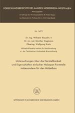 Untersuchungen über die Herstellbarkeit und Eigenschaften einfacher Holzspan-Formteile insbesondere für den Möbelbau