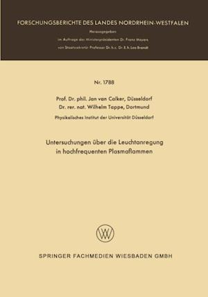 Untersuchungen über die Leuchtanregung in hochfrequenten Plasmaflammen