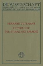 Physiologie der Stimme und Sprache