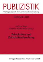 Zeitschriften und Zeitschriftenforschung