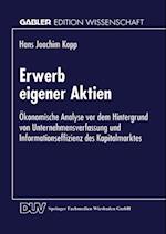 Erwerb eigener Aktien