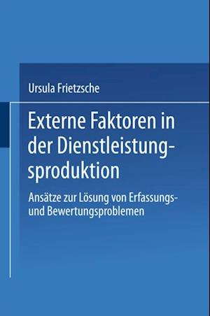 Externe Faktoren in der Dienstleistungsproduktion