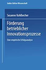 Förderung betrieblicher Innovationsprozesse