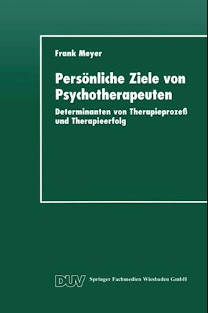 Persönliche Ziele von Psychotherapeuten