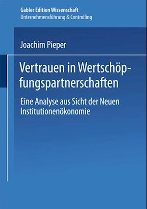 Vertrauen in Wertschöpfungspartnerschaften