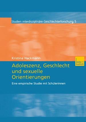 Adoleszenz, Geschlecht und sexuelle Orientierungen