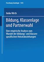 Bildung, Klassenlage und Partnerwahl