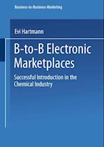 B-to-B Electronic Marketplaces