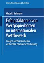 Erfolgsfaktoren von Wertpapierbörsen im internationalen Wettbewerb