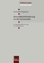 Gesundheitsförderung an der Universität