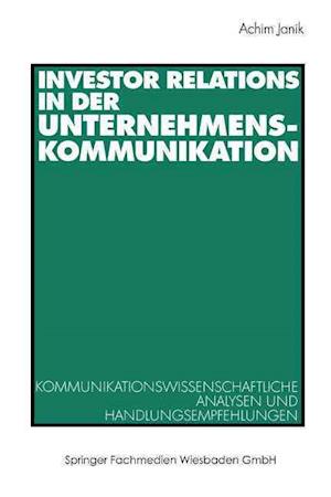 Investor Relations in der Unternehmenskommunikation