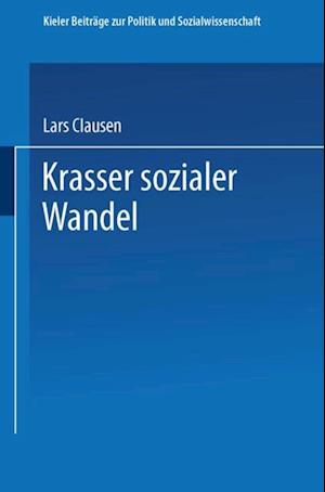 Krasser sozialer Wandel