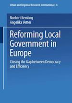 Reforming Local Government in Europe