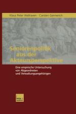 Seniorenpolitik aus der Akteursperspektive