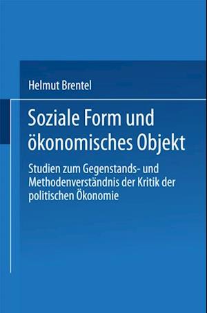 Soziale Form und ökonomisches Objekt