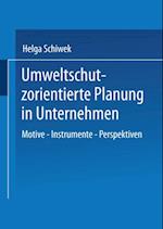 Umweltschutzorientierte Planung in Unternehmen