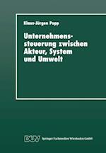 Unternehmenssteuerung zwischen Akteur, System und Umwelt