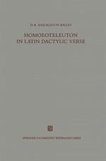 Homoeoteleuton in Latin dactylic verse