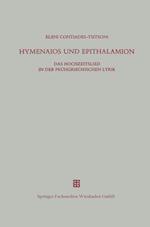 Hymenaios und Epithalamion