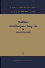 Lohnsteuer-Durchführungsverordnung 1954