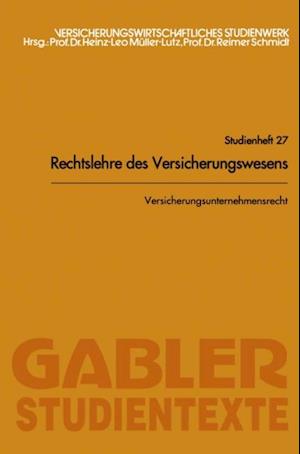 Versicherungsunternehmensrecht