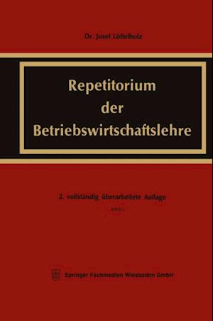 Repetitorium der Betriebswirtschaftslehre