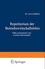 Repetitorium der Betriebswirtschaftslehre