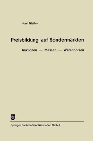 Preisbildung auf Sondermärkten