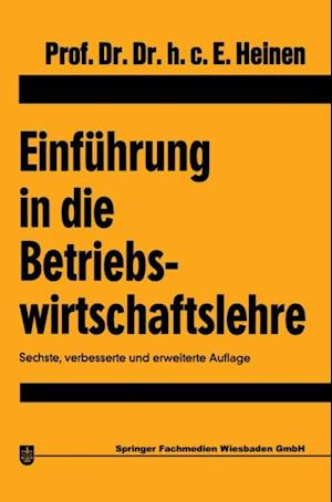 Einführung in die Betriebswirtschaftslehre