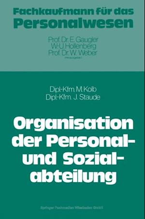 Die Organisation der Personal- und Sozialabteilung