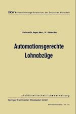 Automationsgerechte Lohnabzüge